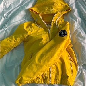 Yellow Abercrombie & Fitch Raincoat